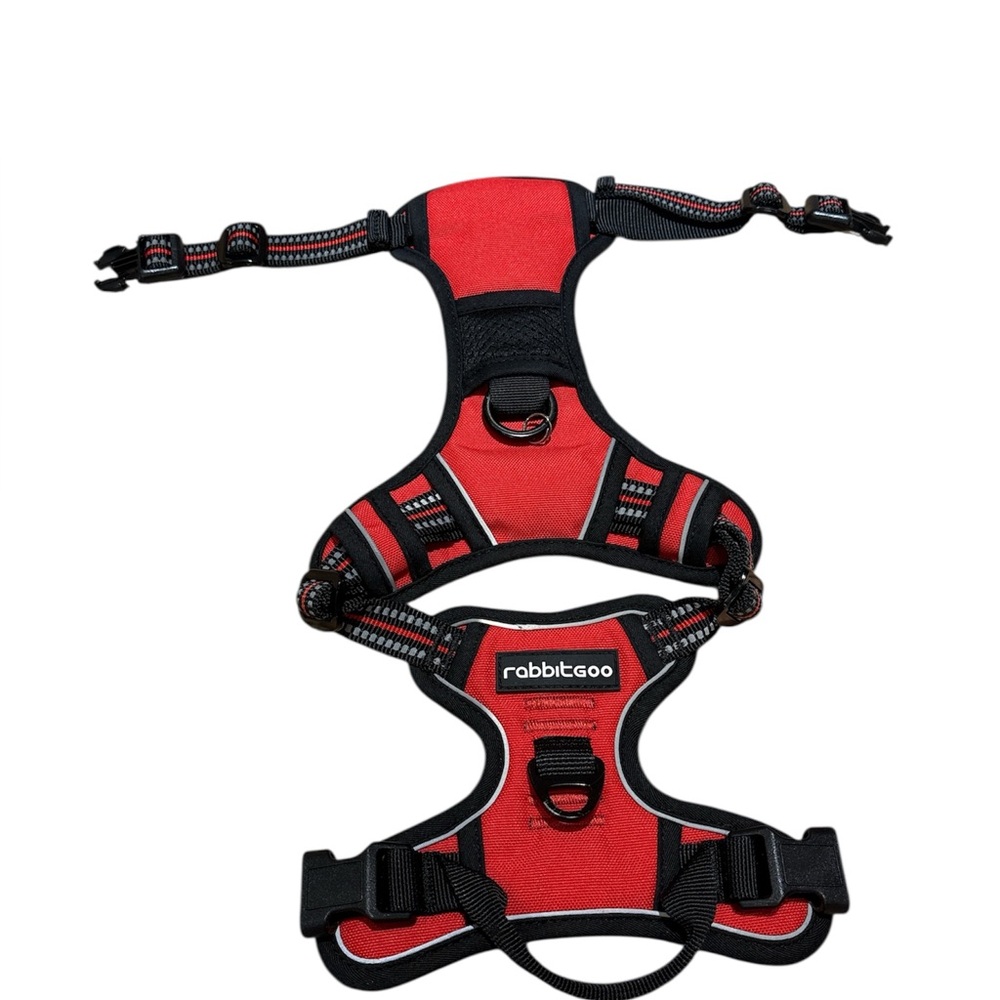 rabbitgoo Red Dog Harness size S